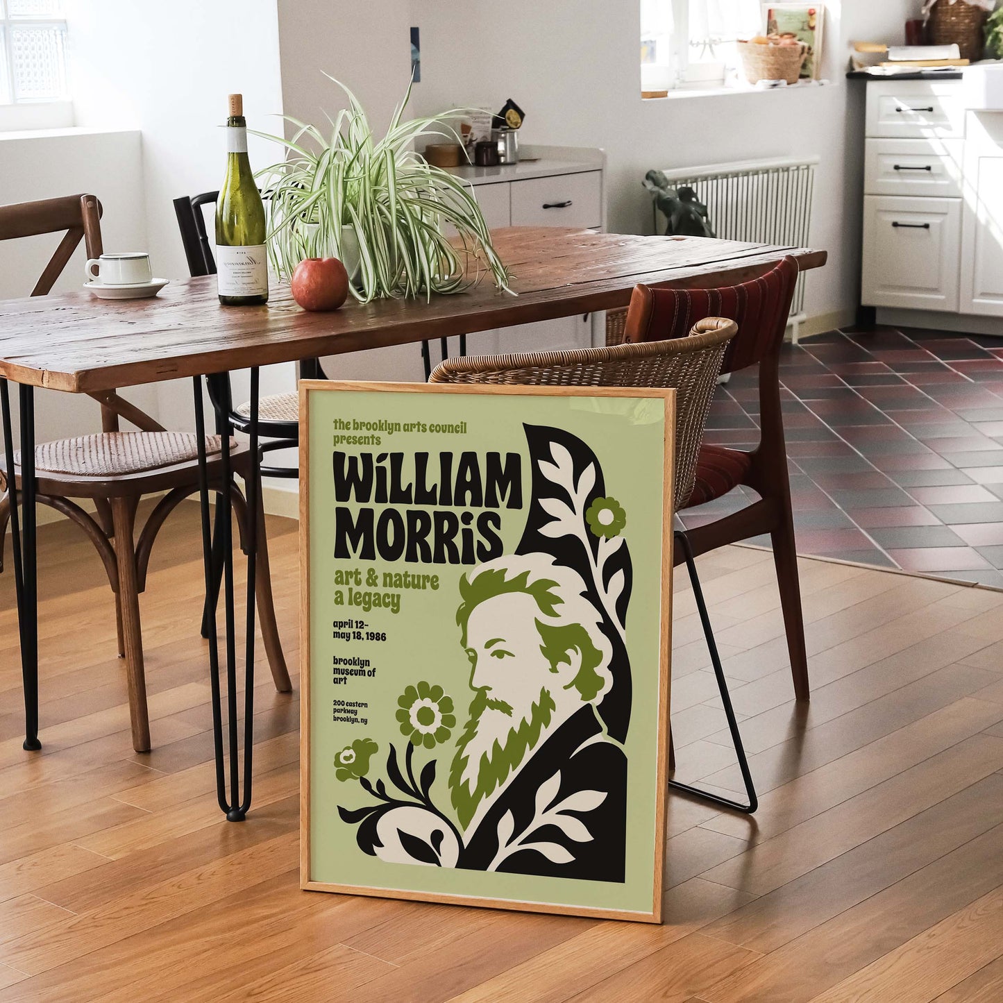 William Morris Exhibition Poster Print
