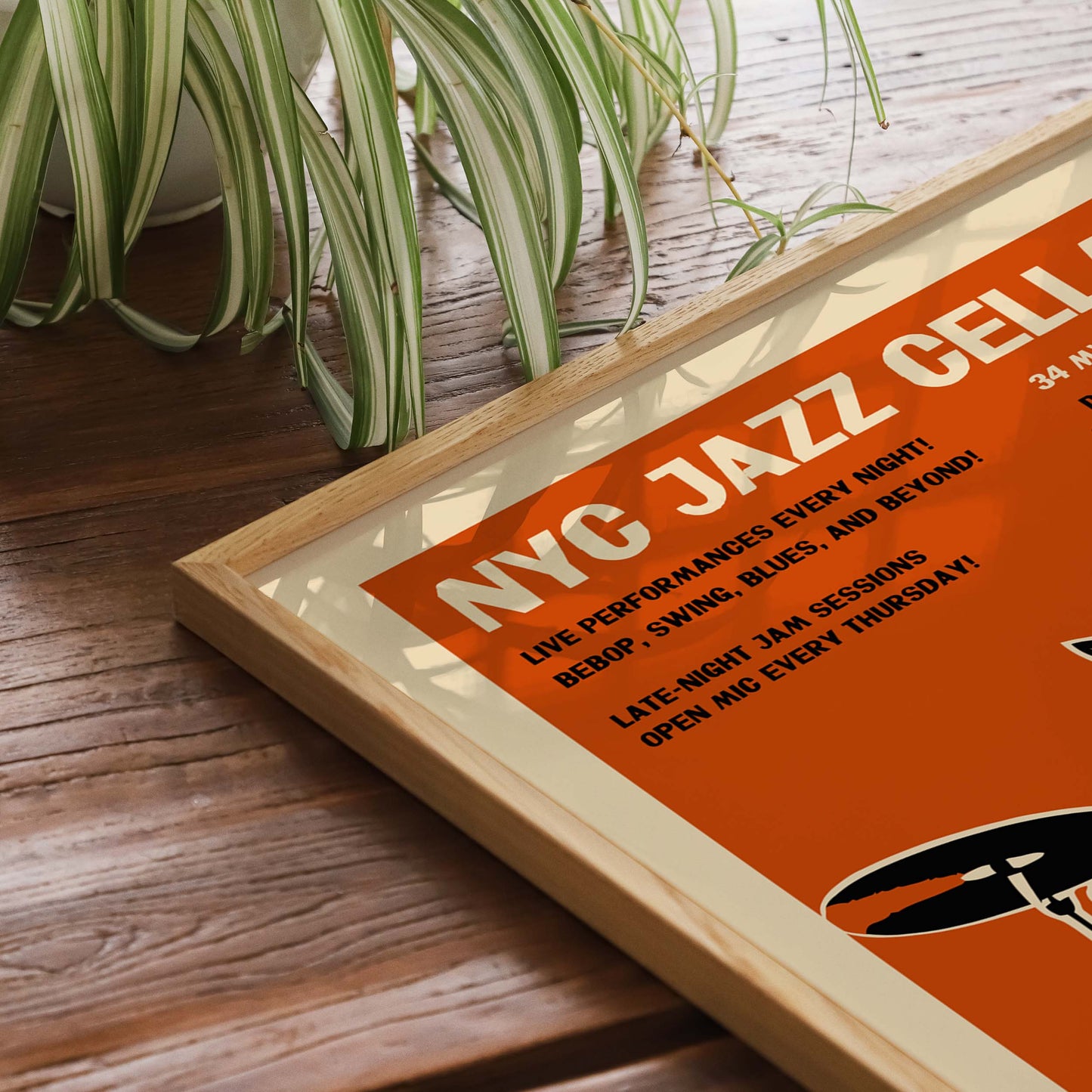 NYC Jazz Cellar Poster Print