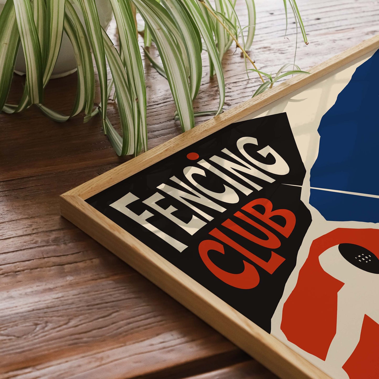 Fencing Club Gym Wall Art