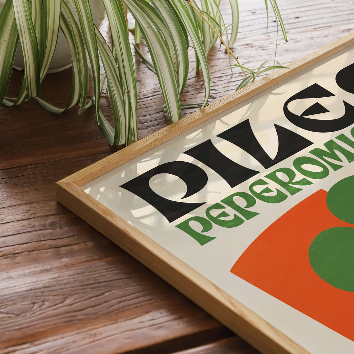 Pilea Plant Poster For Living Room