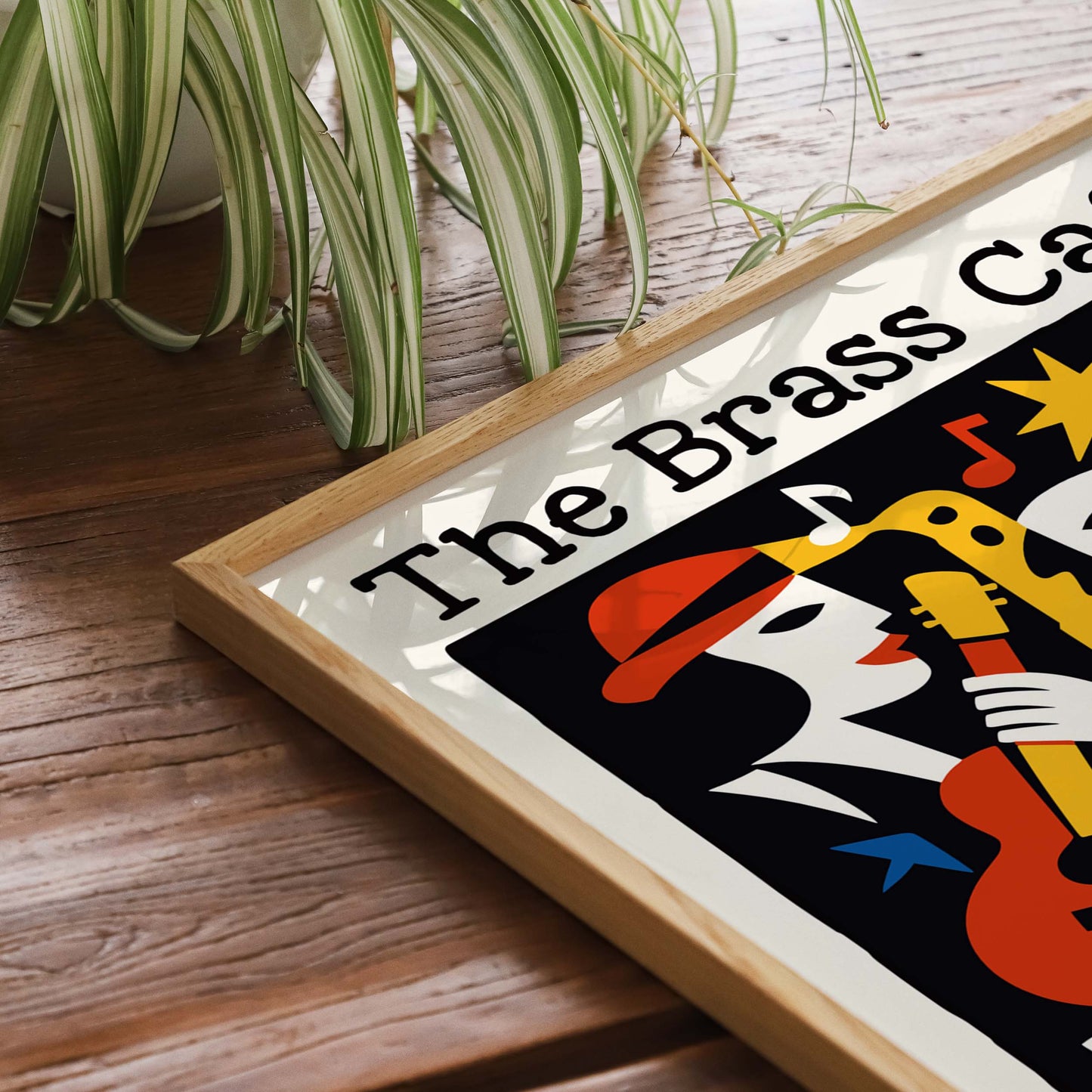 The Brass Cafe And All That Jazz Poster