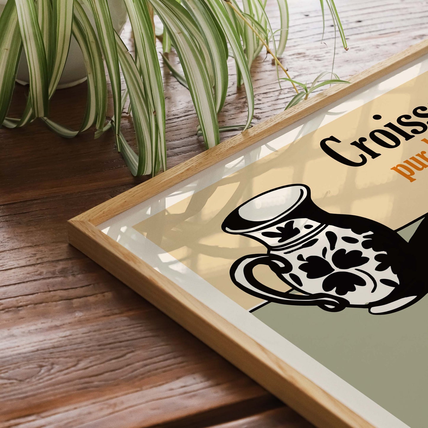 French Croissant Kitchen Print