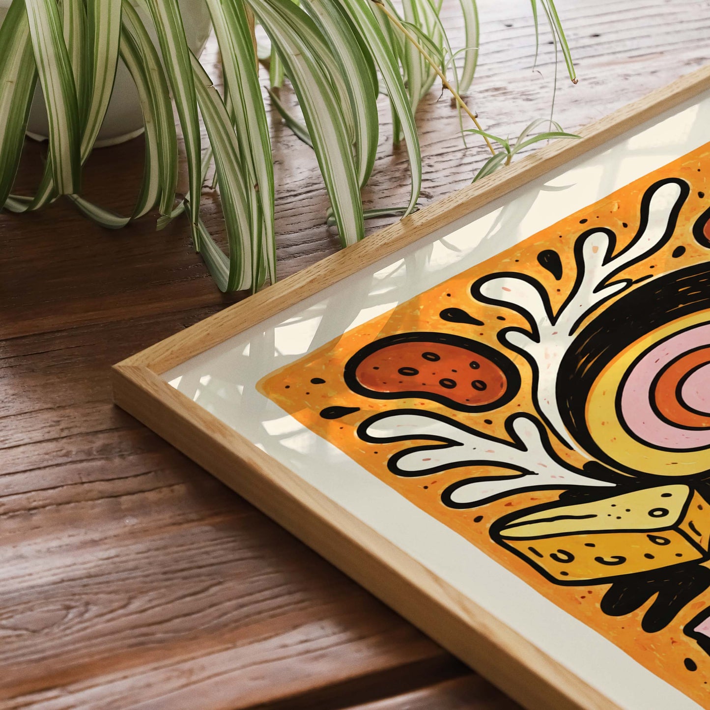 Pepperoni Roll Food Poster Art Print