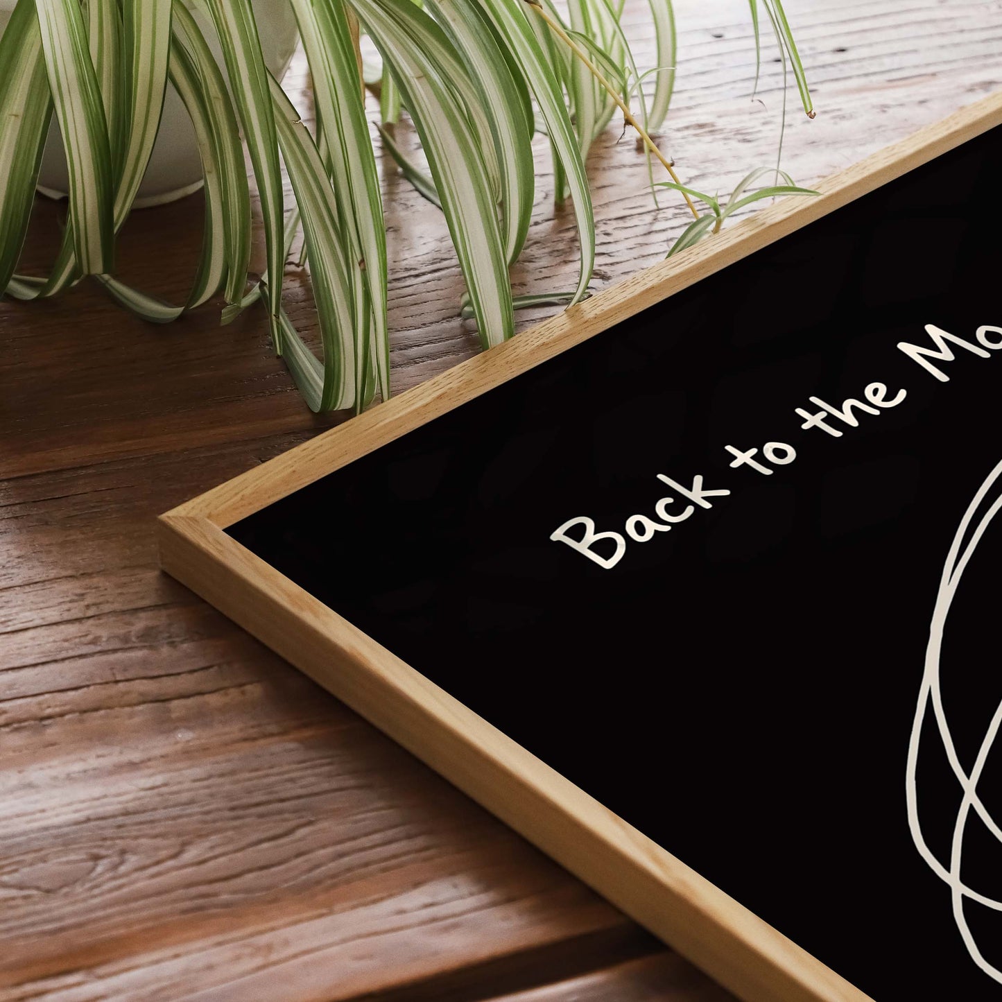 Moon Mars Space Quote Poster
