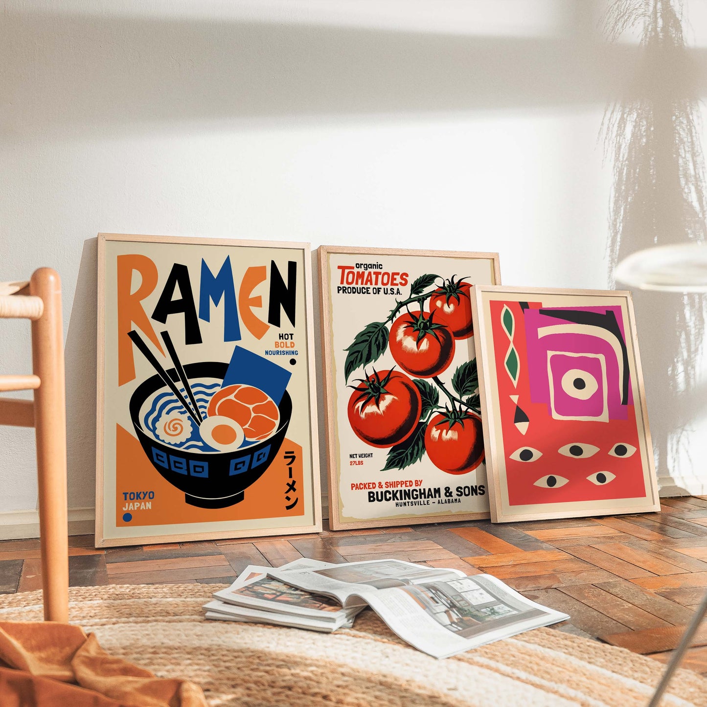 Japanese Ramen Kitchen Wall Art