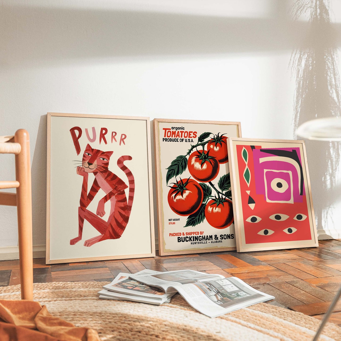 Red Tabby Cat Wall Art