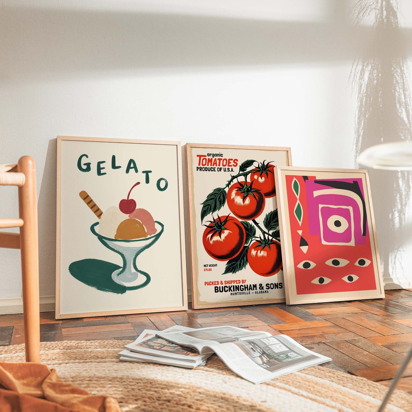 Gelato Dessert Kitchen Wall Print