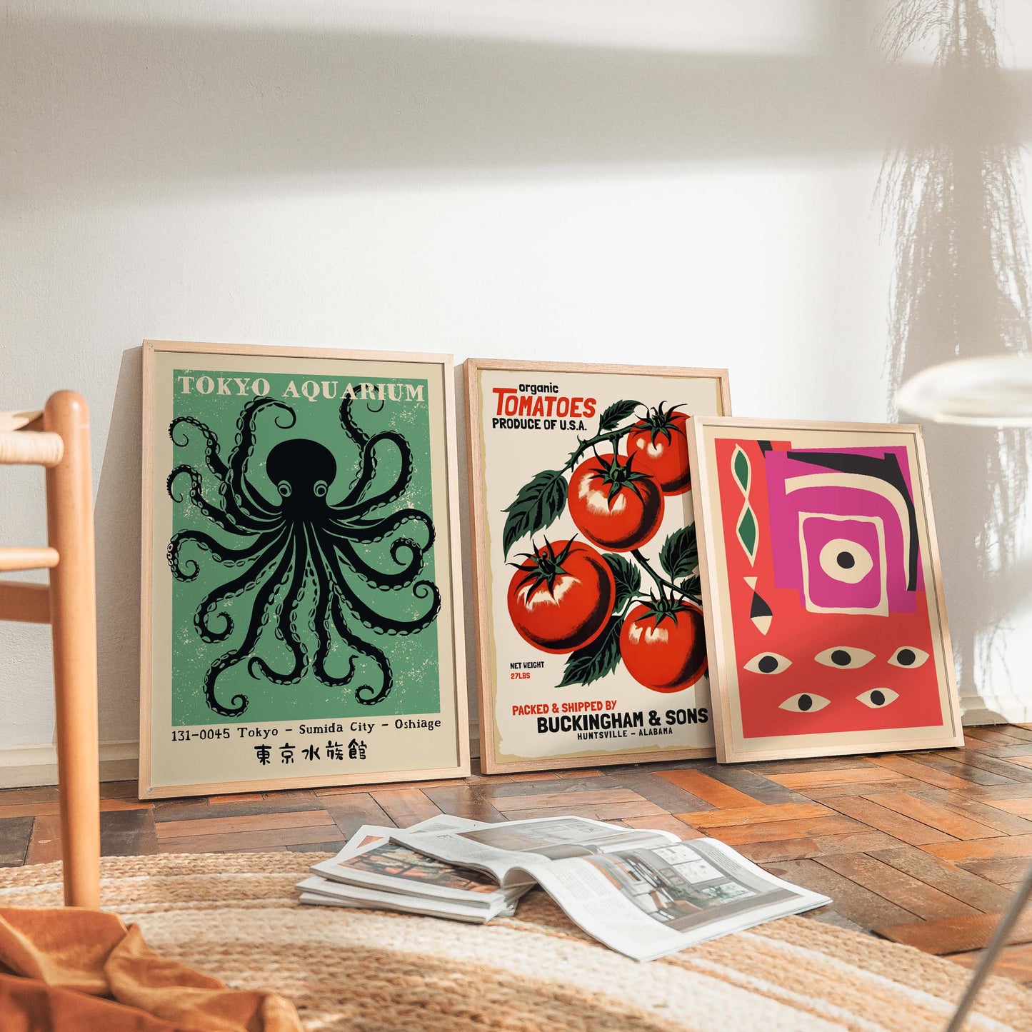 Tokyo Aquarium Octopus Poster Print