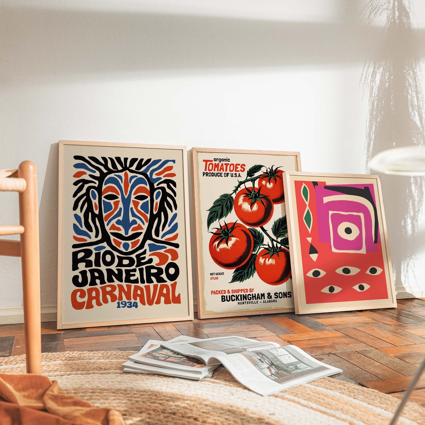 Rio Carnaval Mask Wall Art