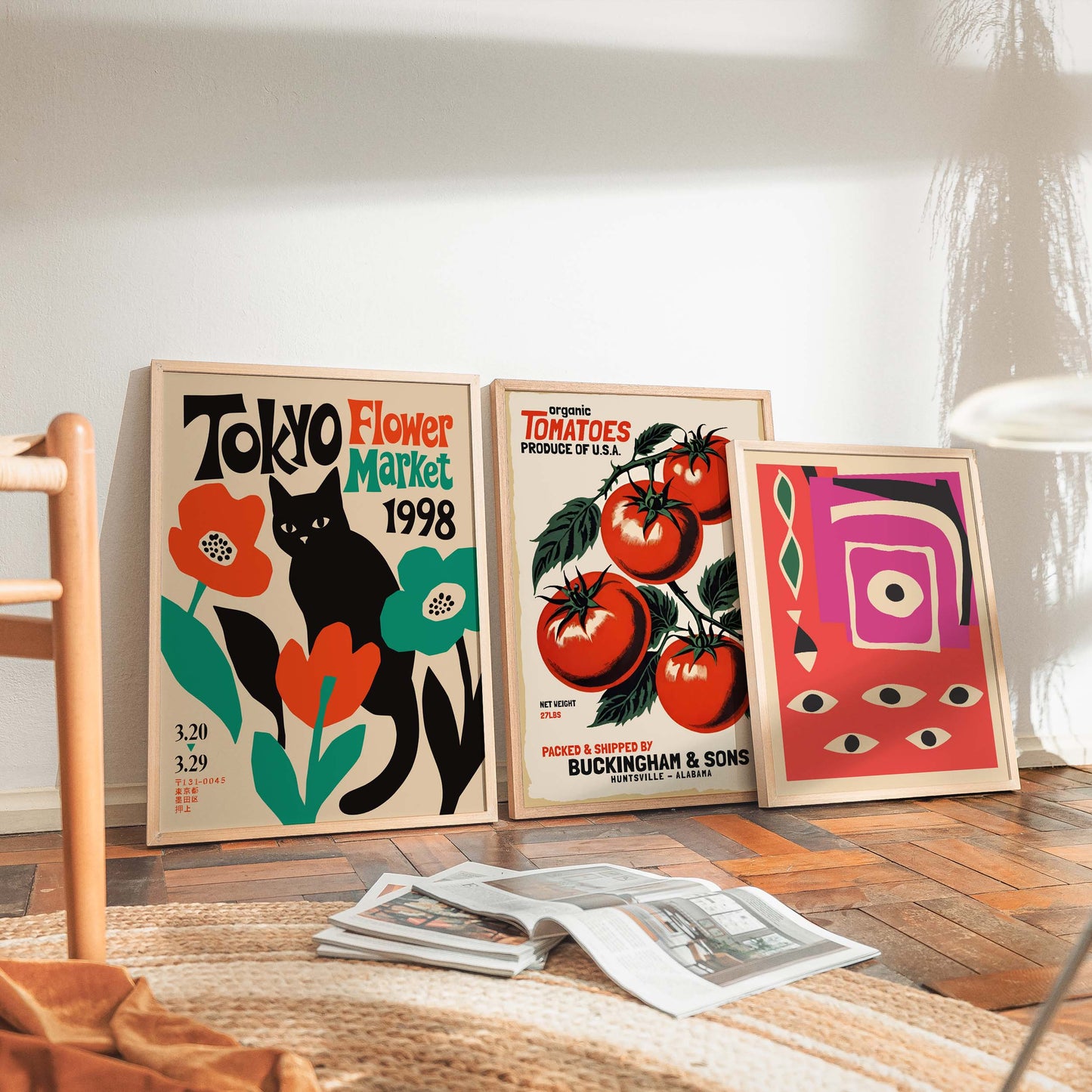 Tokyo Flower Market Poster Print