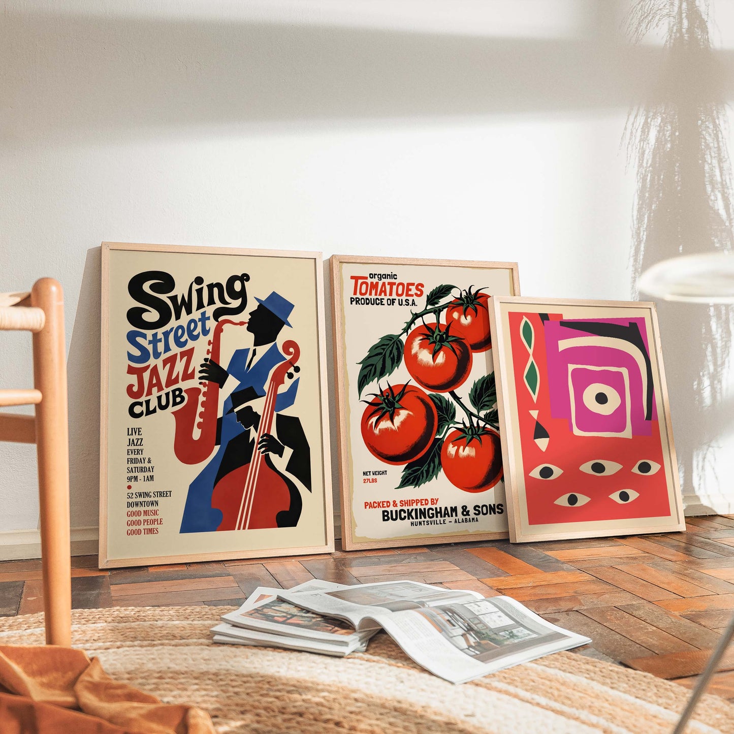 Swing Street Jazz Club Poster