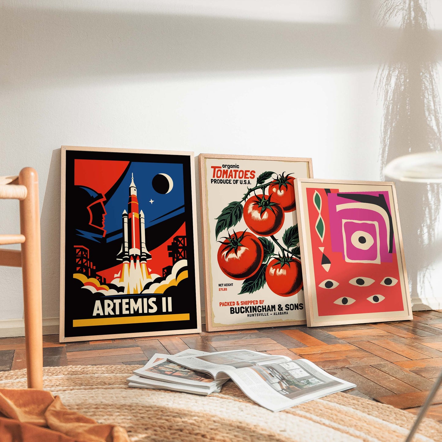Artemis II Rocket Launch Poster