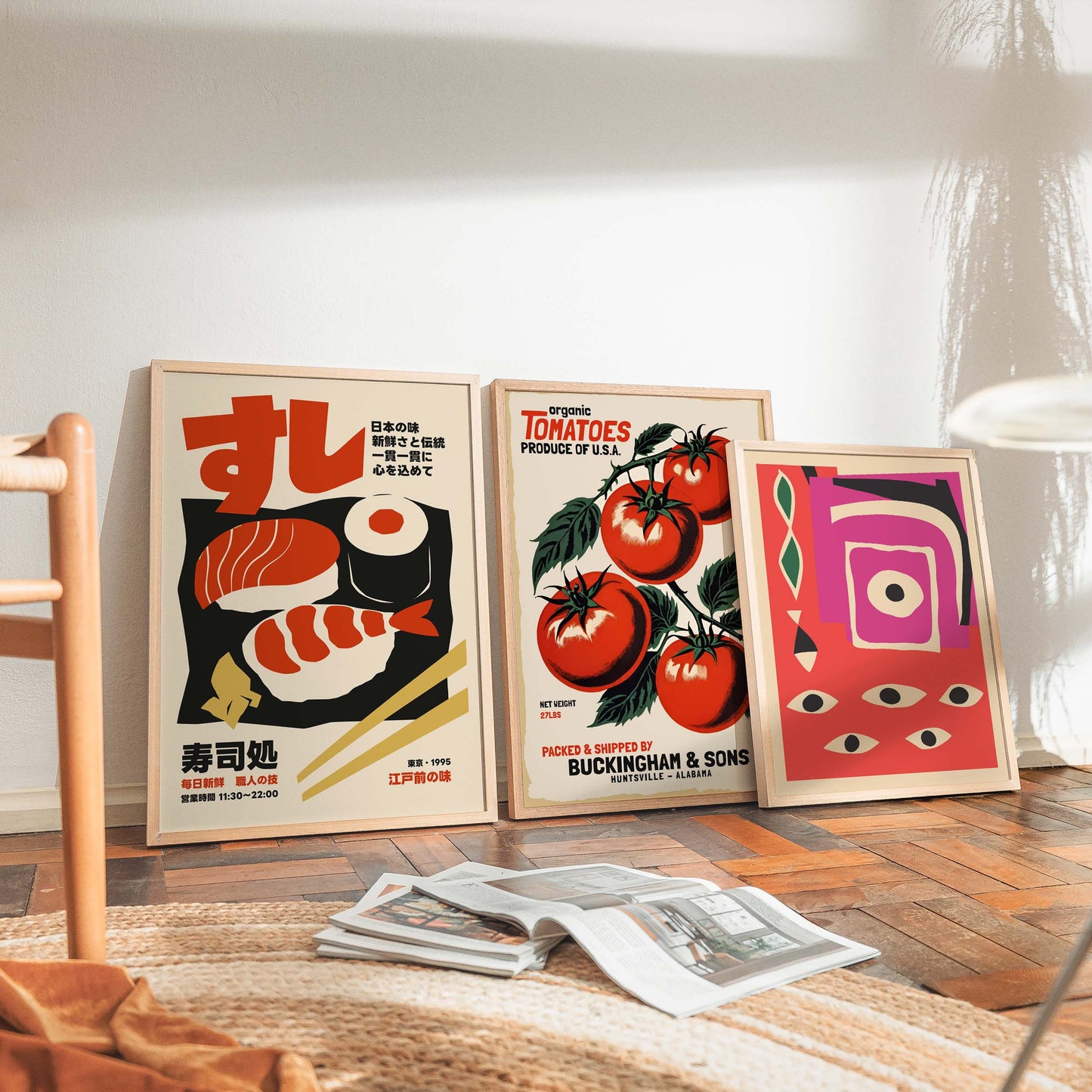 Japanese Sushi Wall Art