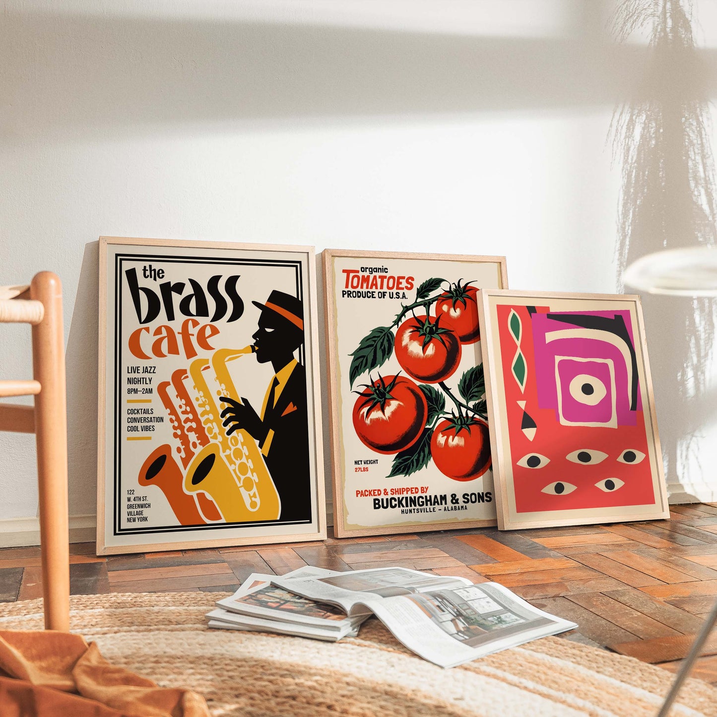 The Brass Cafe Live Jazz Poster