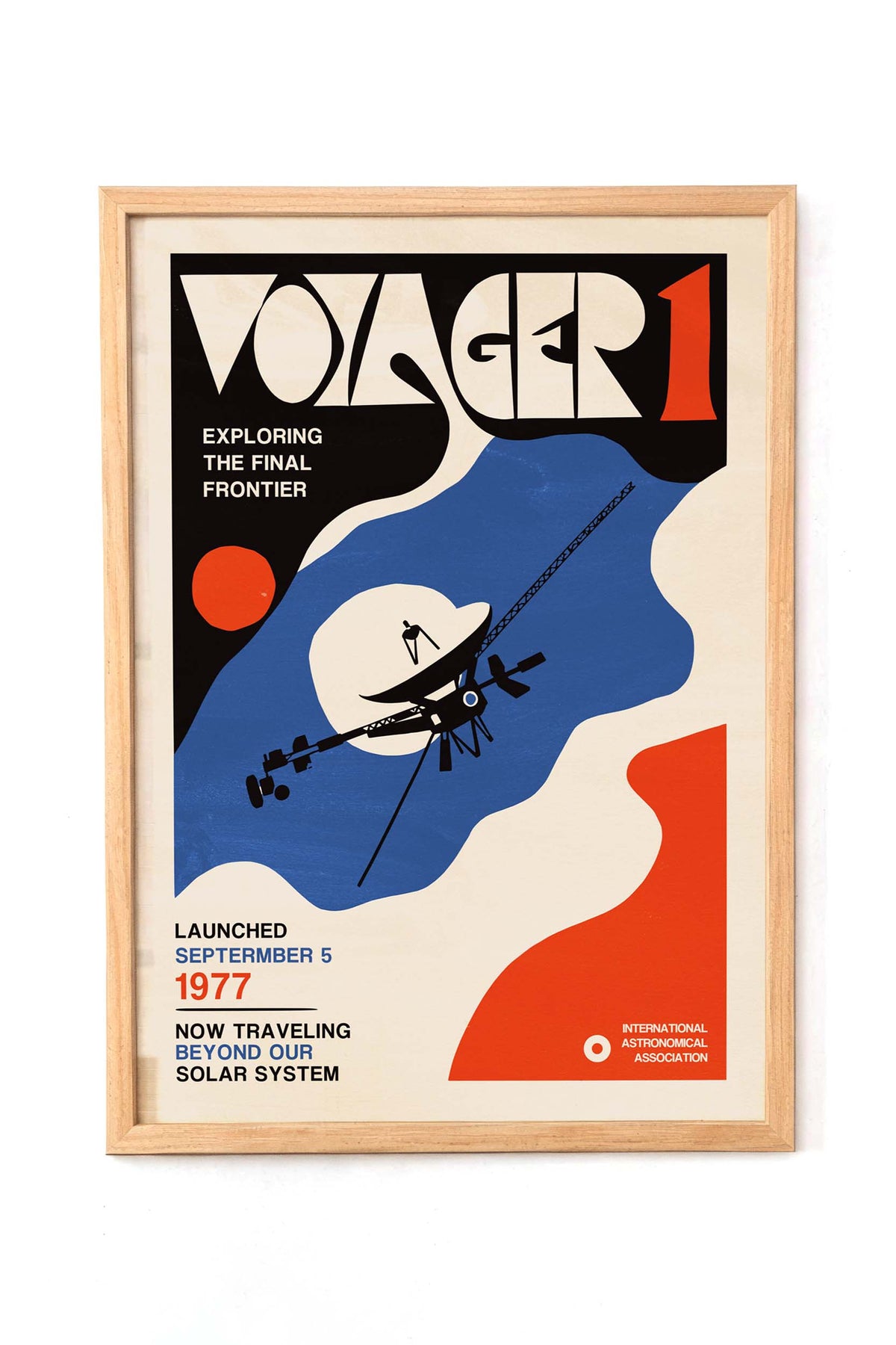 Voyager Space Exploration Poster