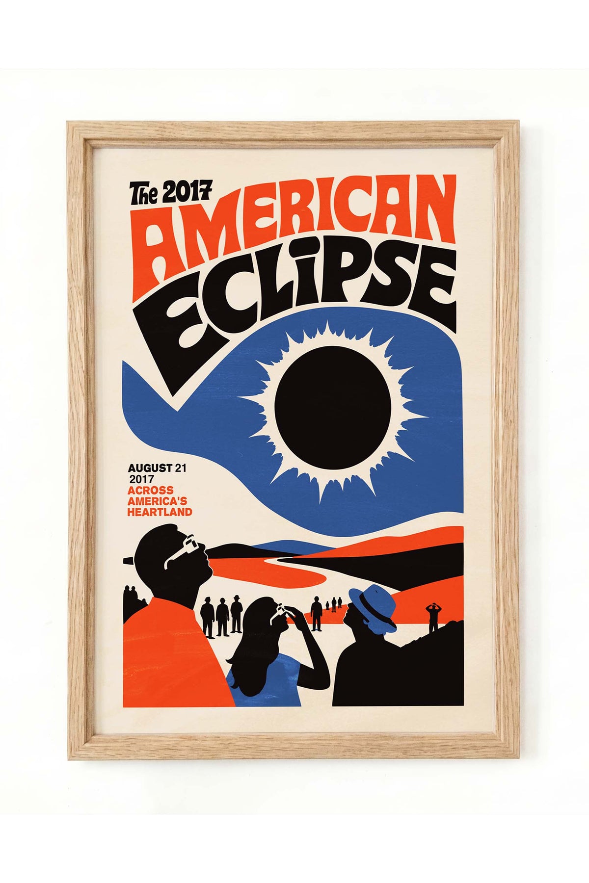 American Eclipse Solar Poster Print
