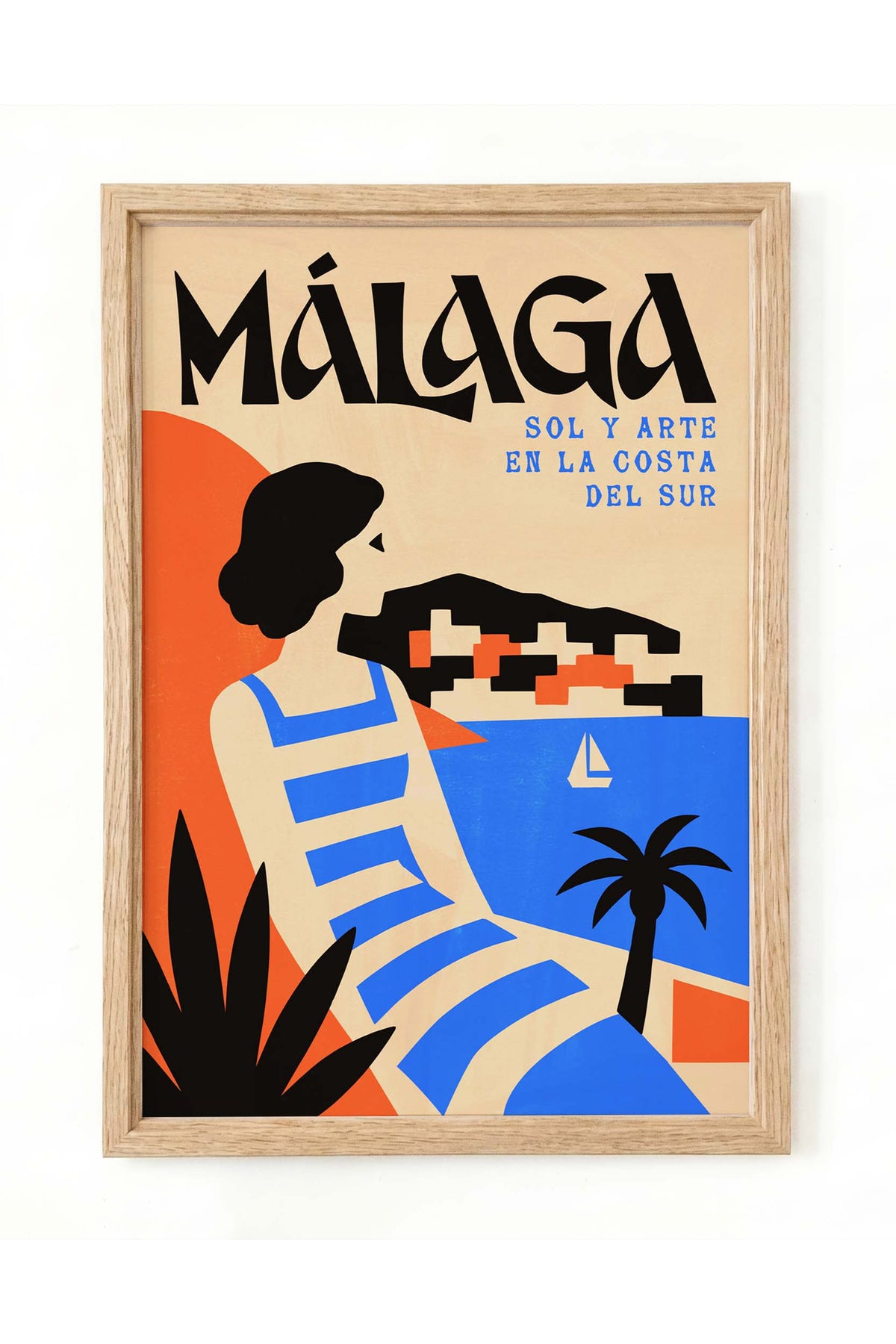 Malaga Spain Beach Wall Art