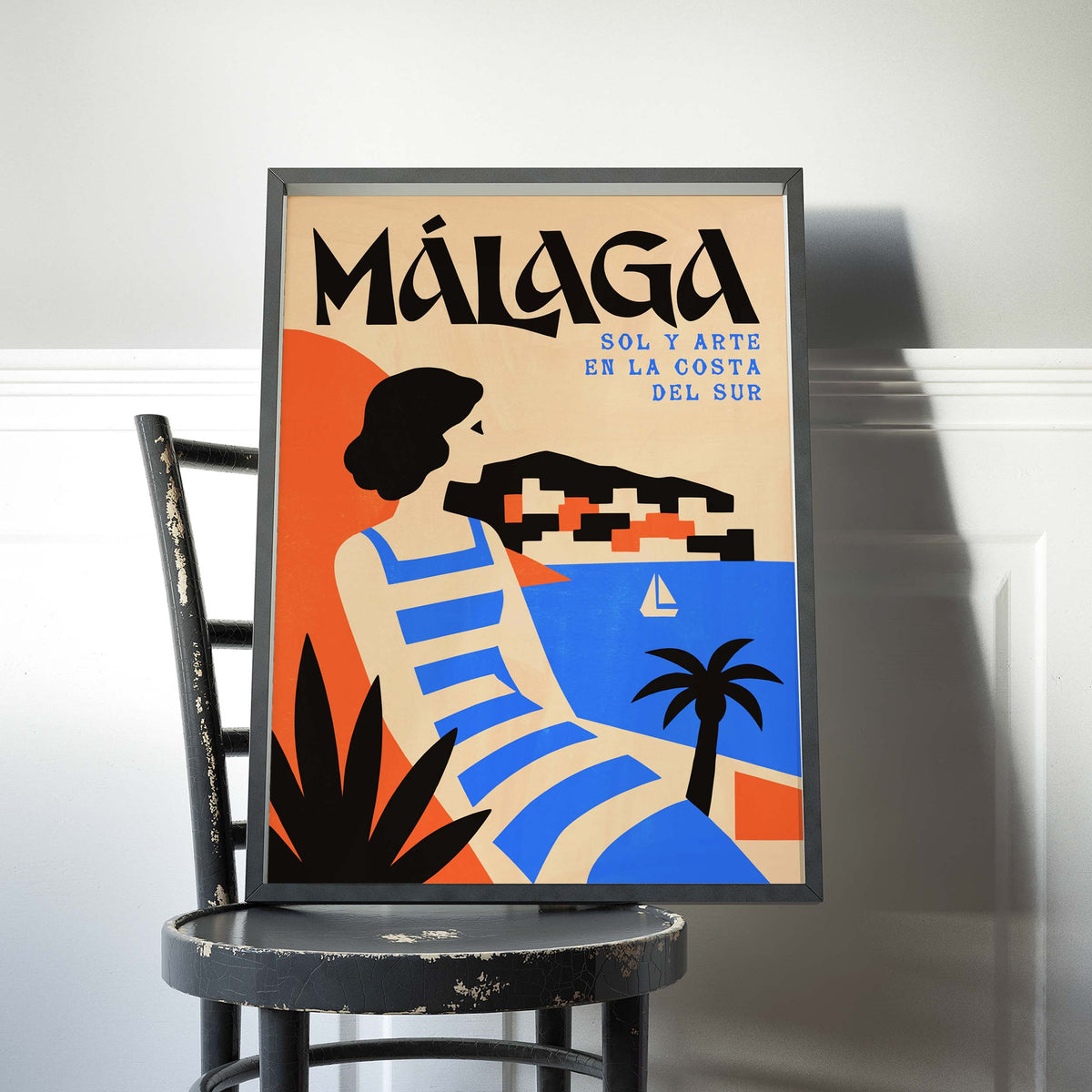 Malaga Spain Beach Wall Art