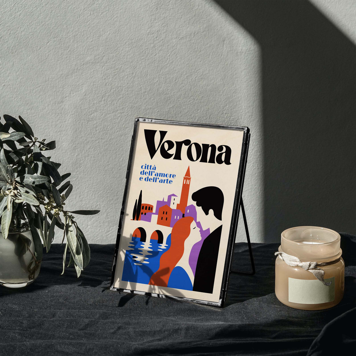 Verona Italy Travel Poster Print