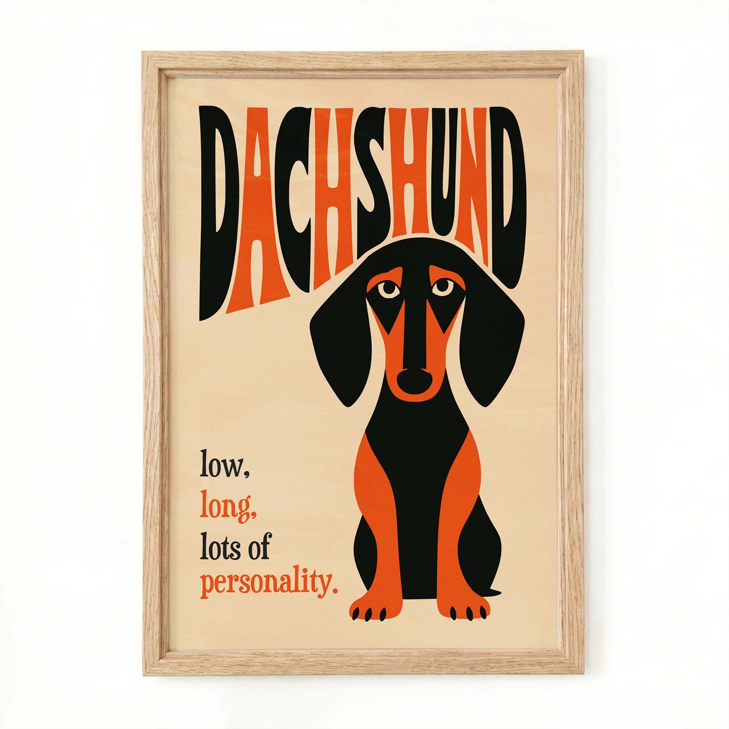 Dachshund Dog Wall Art