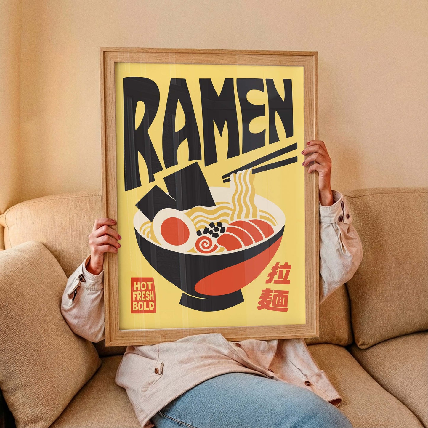 Ramen Noodle Bowl Kitchen Print