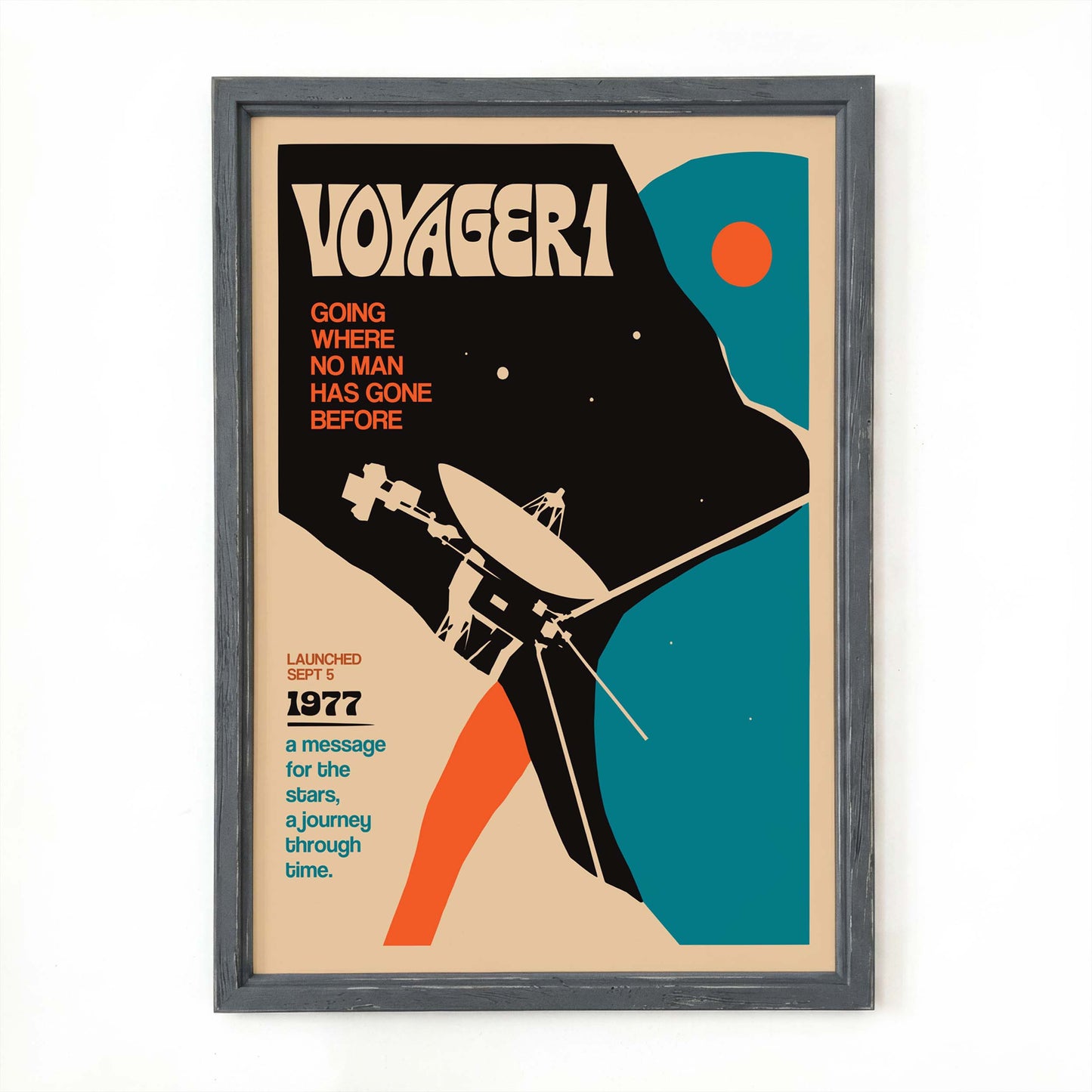 Voyager Spacecraft Poster