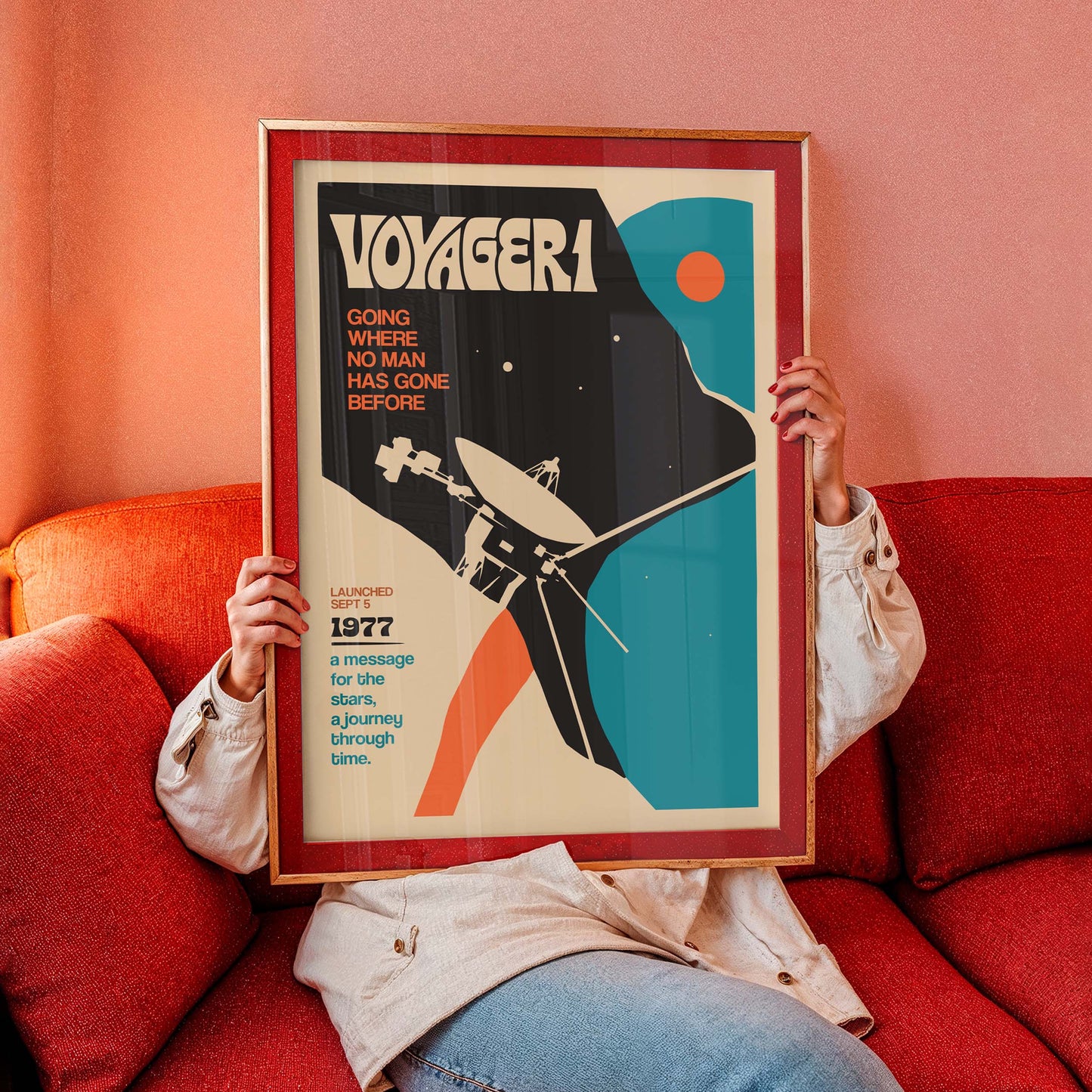 Voyager Spacecraft Poster
