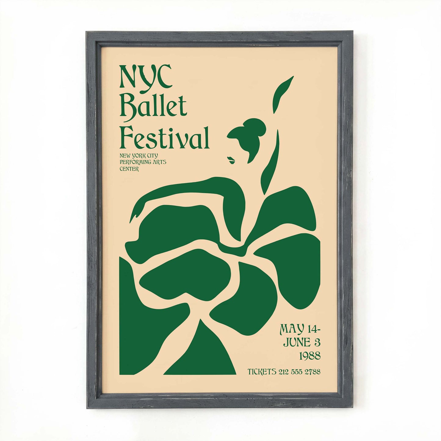 NYC Ballet Festival Poster Print