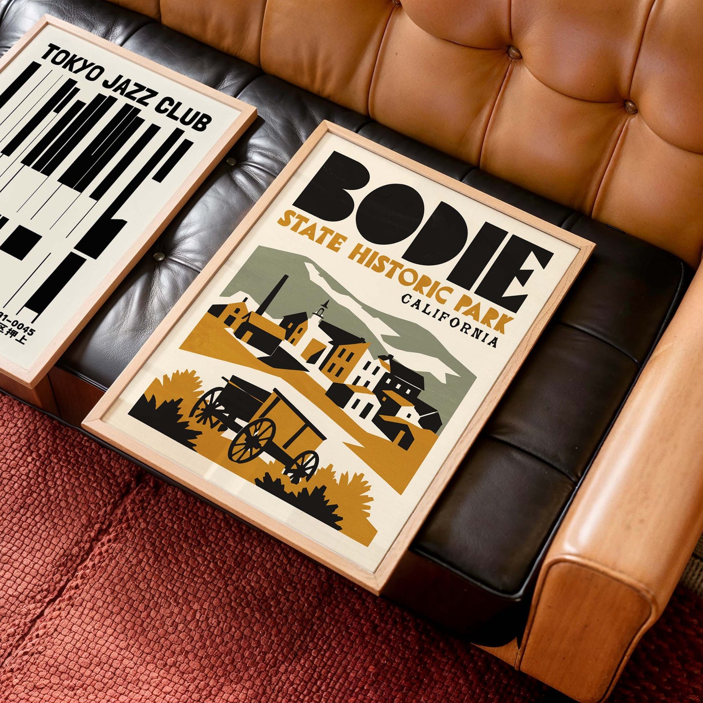 Bodie California Vintage Travel Poster