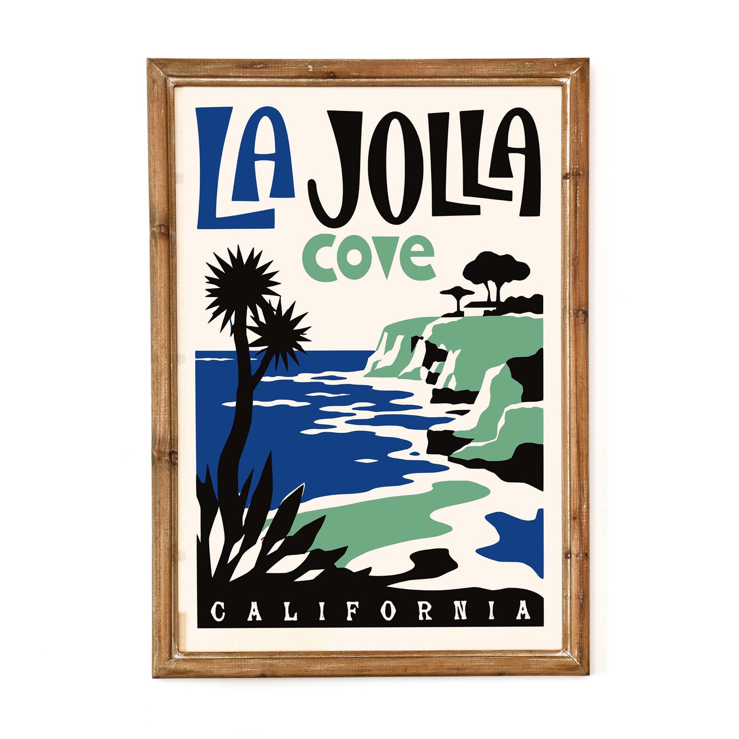 La Jolla Cove California Poster Print