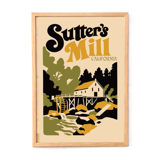Plakat Sutter’s Mill California