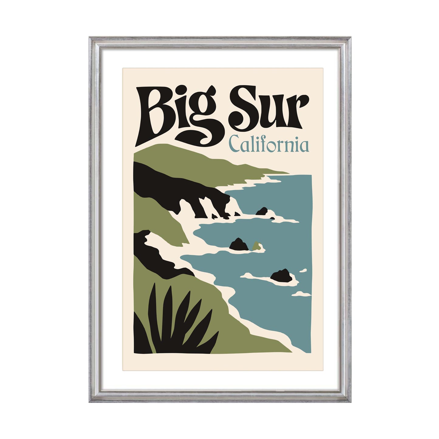 Big Sur California Coastal Poster Print