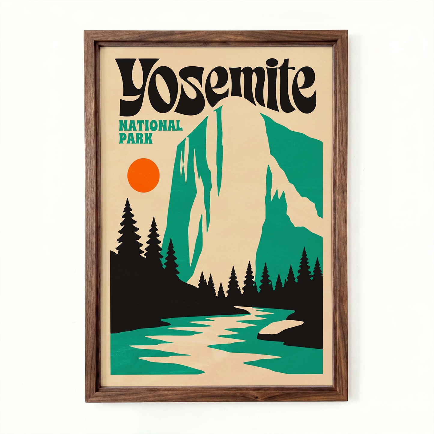 Yosemite National Park Print Living Room