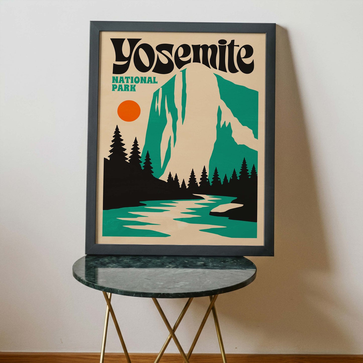 Yosemite National Park Print Living Room
