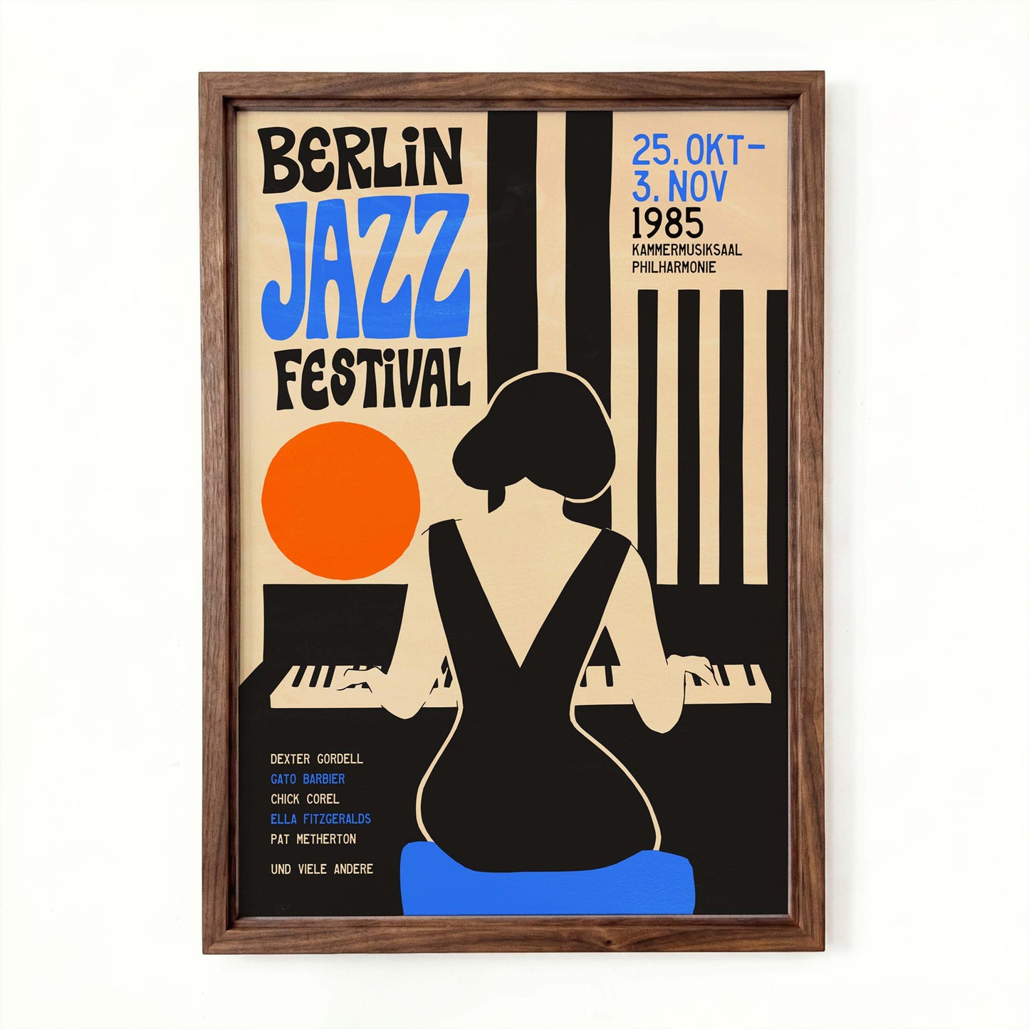 Berlin Jazz Festival Print Music Room