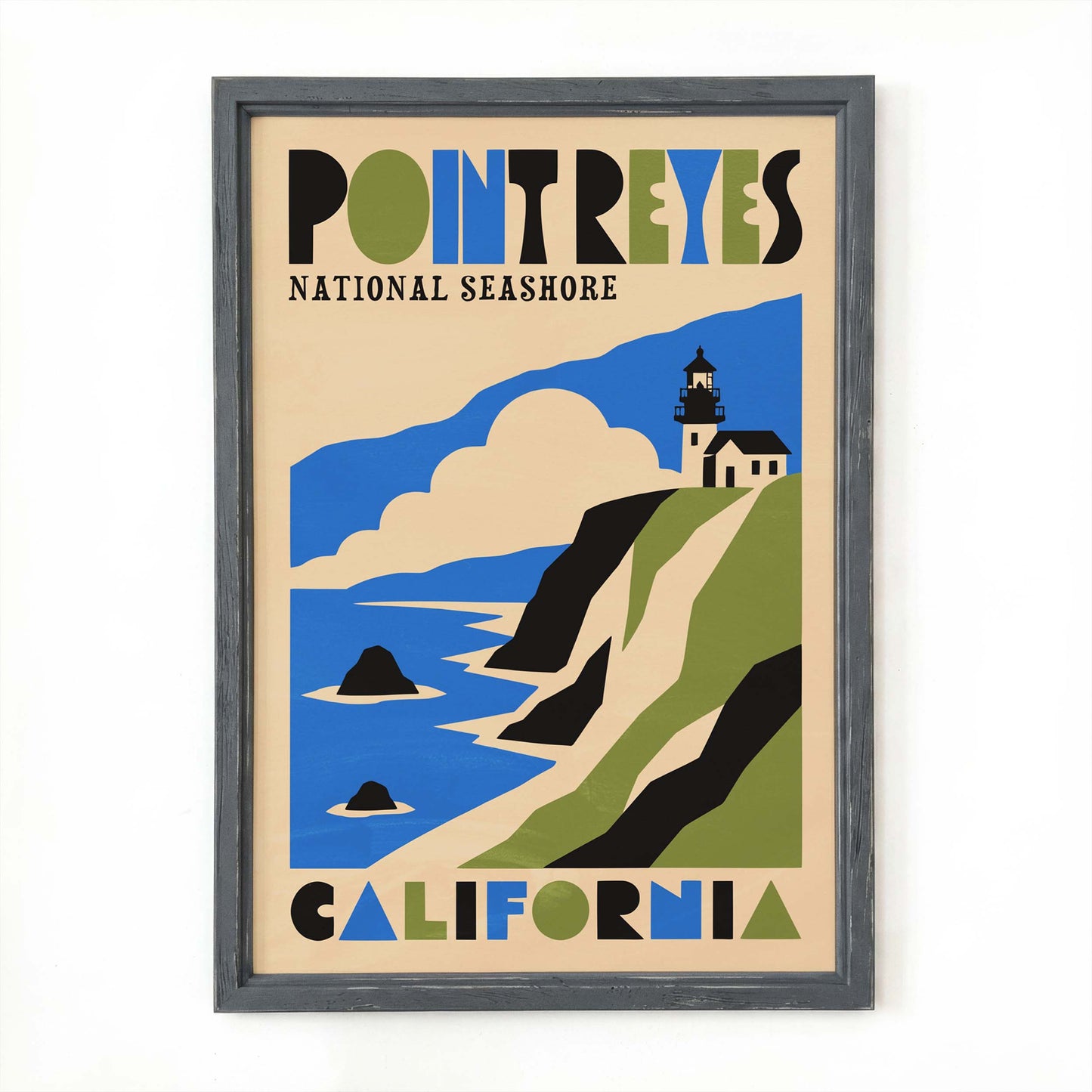 Point Reyes Coastal Living Room Print