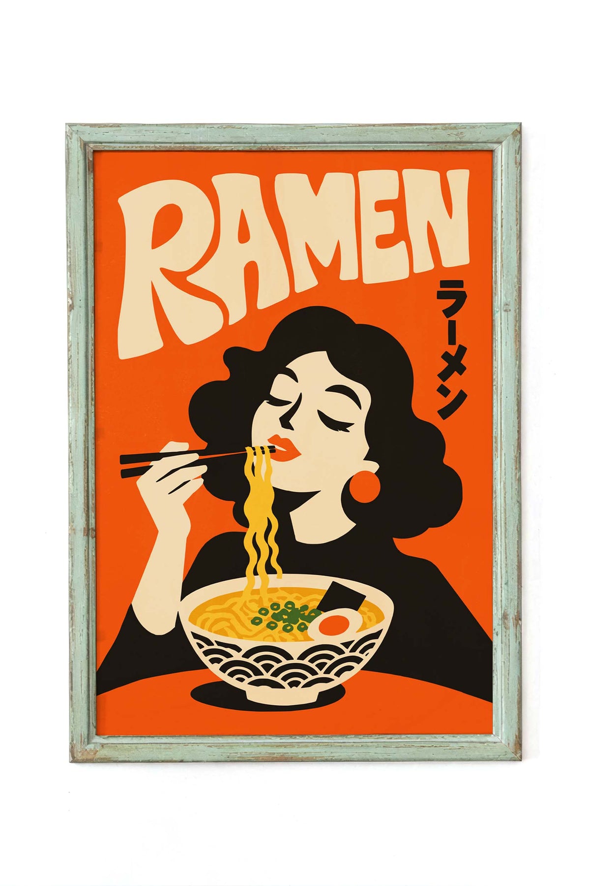 Ramen Japanese Food Poster Print