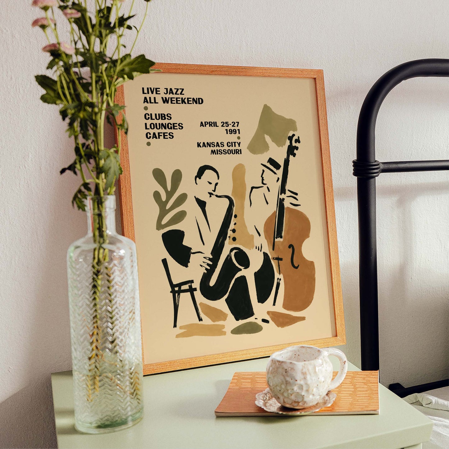 Live Jazz Music Room Print