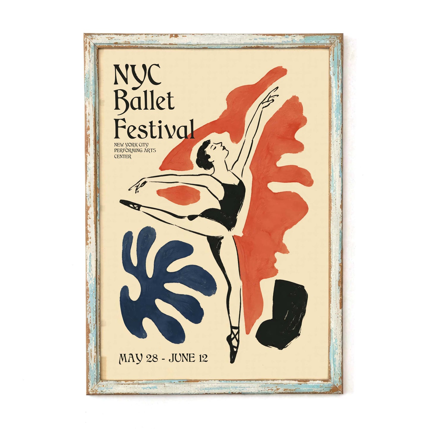 NYC Ballet Festival Dance Room Print