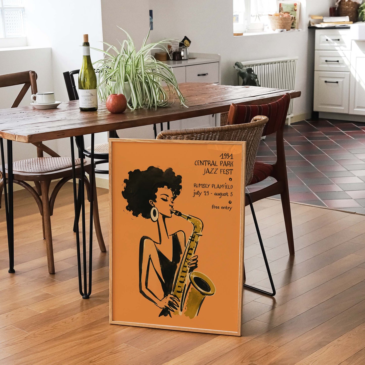 Central Park Jazz Fest Music Room Print