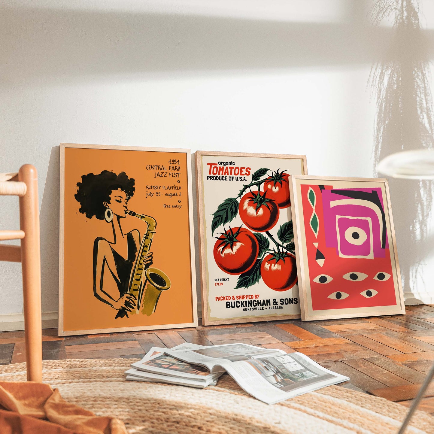 Central Park Jazz Fest Music Room Print