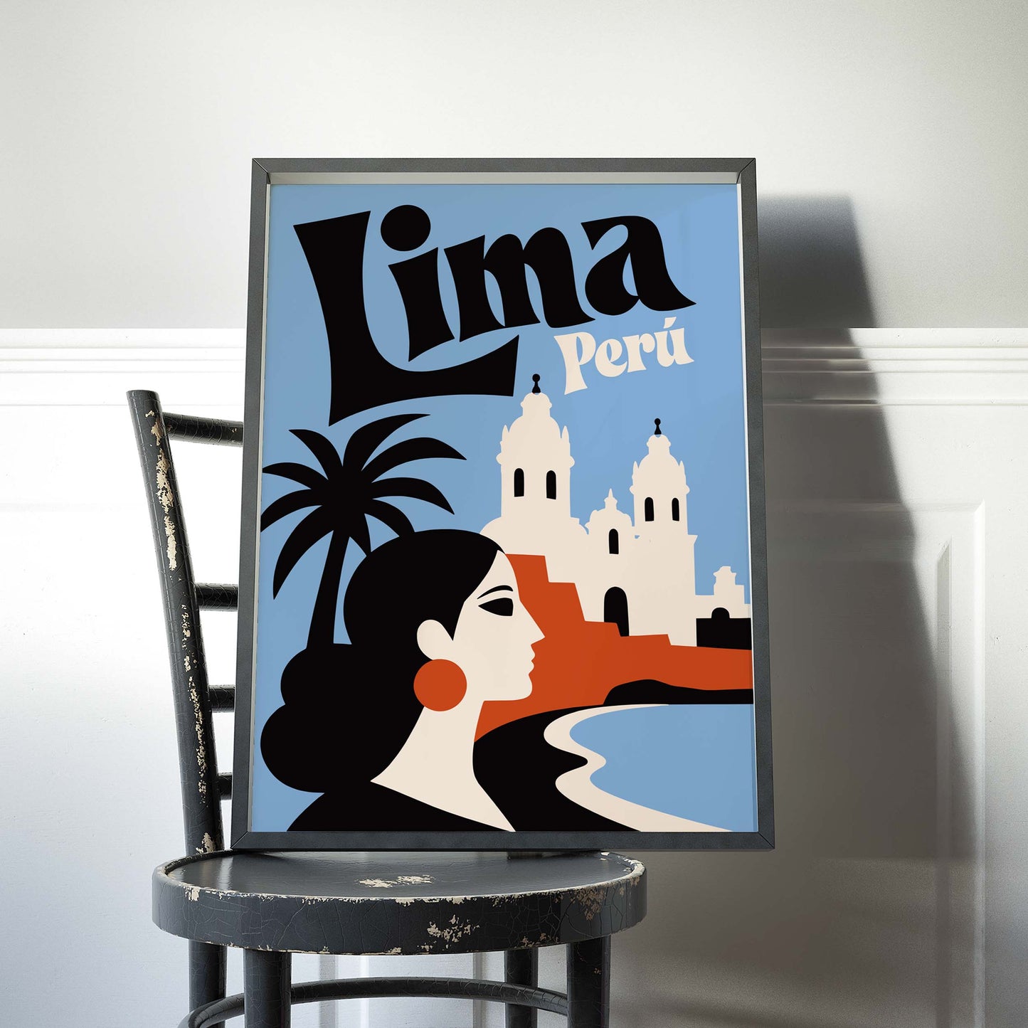 Lima Peru Travel Poster Print