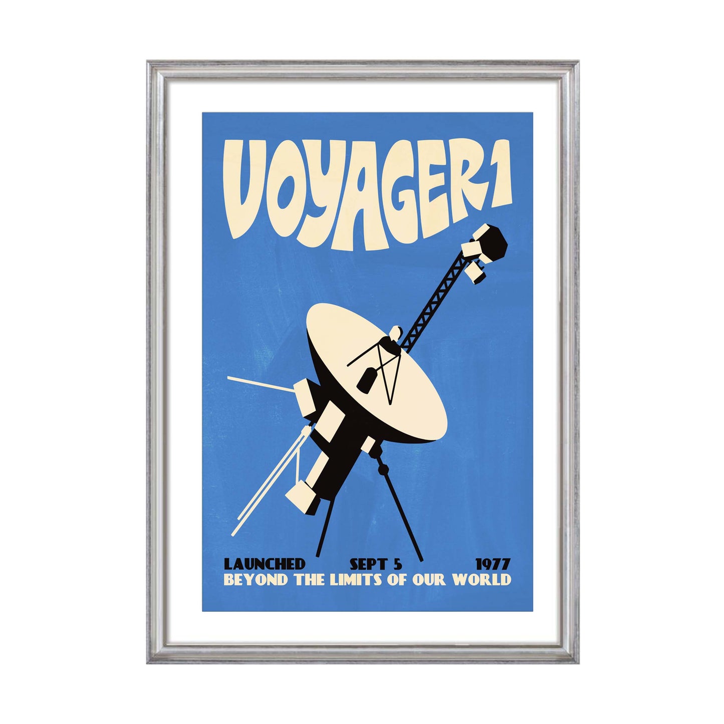 Voyager 1 Space Probe Poster Print