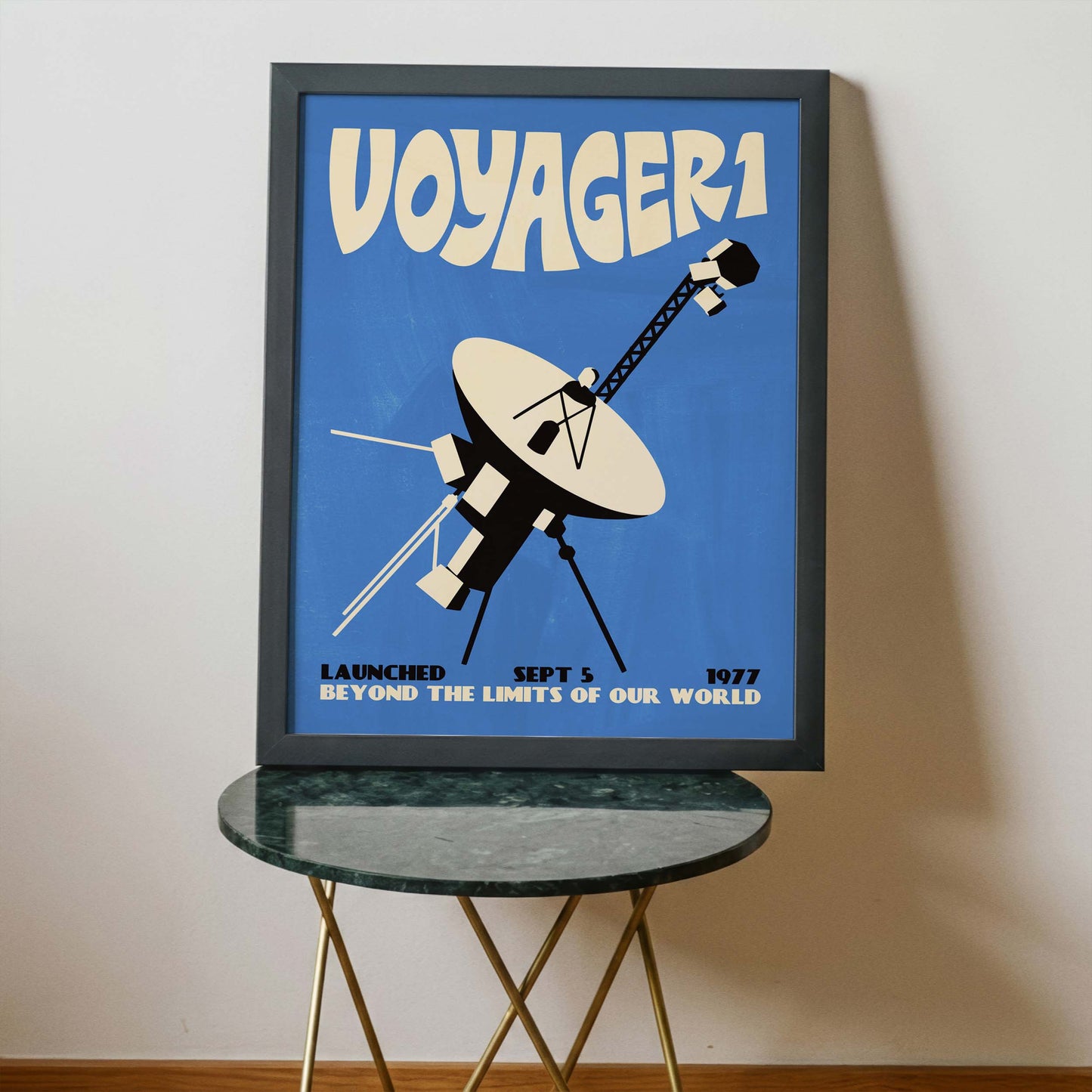 Voyager 1 Space Probe Poster Print