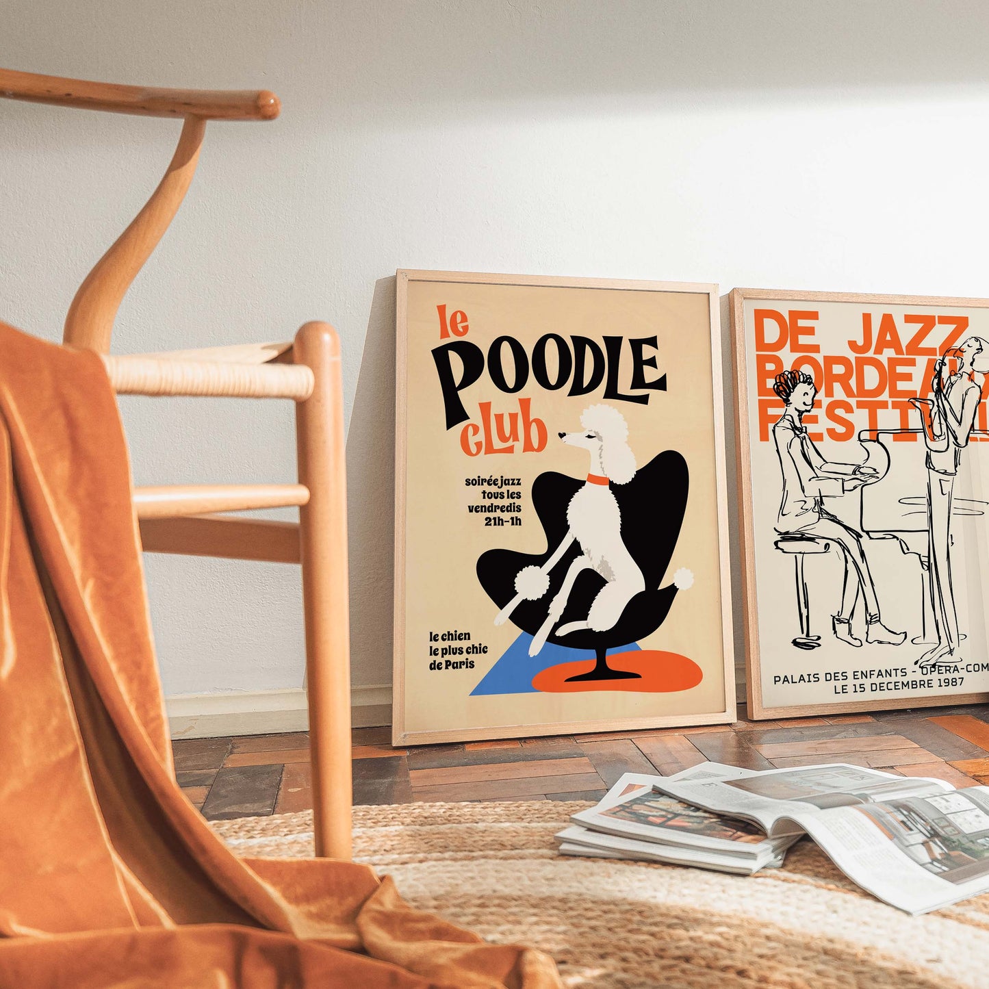 Le Poodle Paris Poster Print