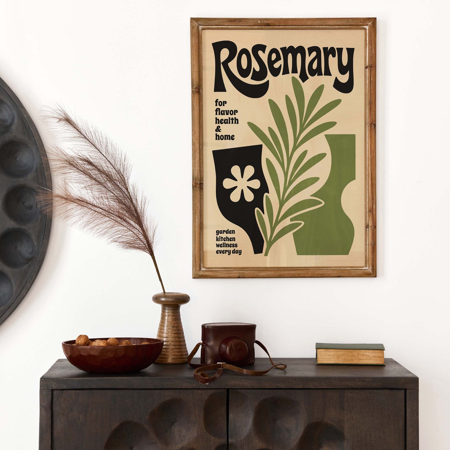 Rosemary Botanical Herb Poster Print