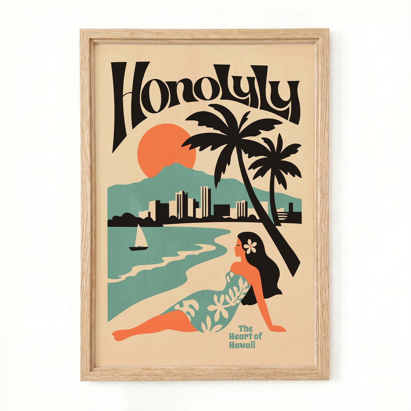 Honolulu Wall Art For Beach House Decor