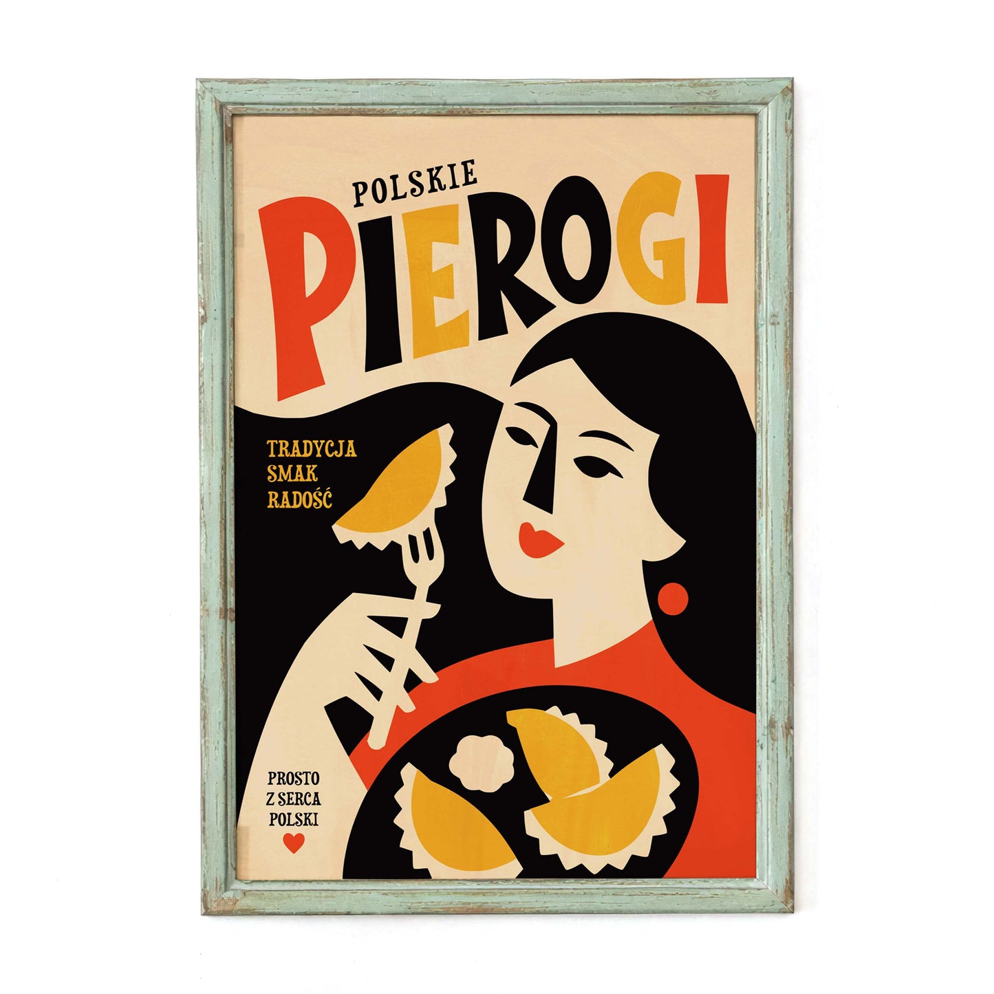 Polskie Pierogi Poster For Kitchen Decor