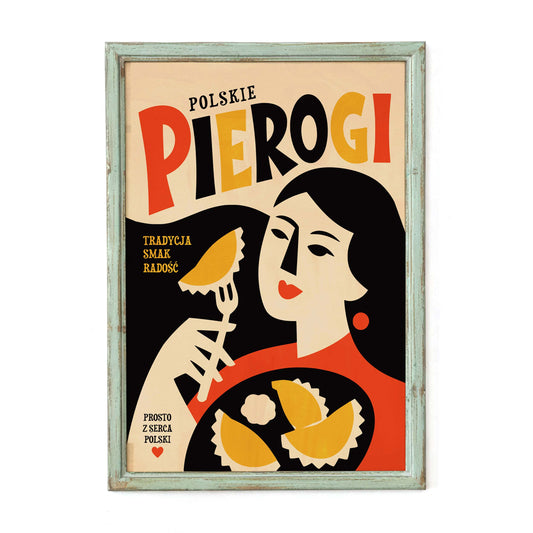 Polskie Pierogi Poster For Kitchen Decor