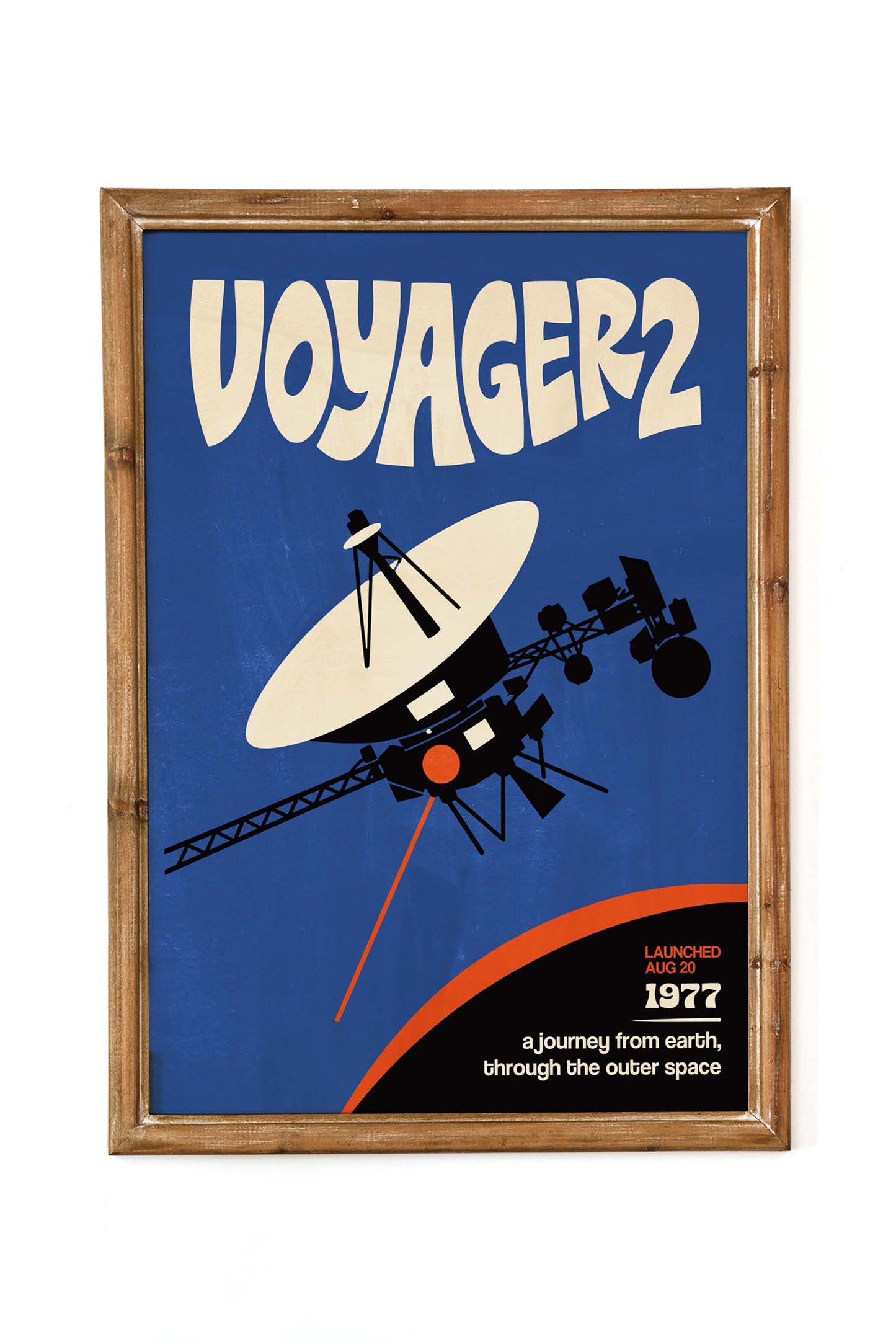 Voyager 2 Space Poster